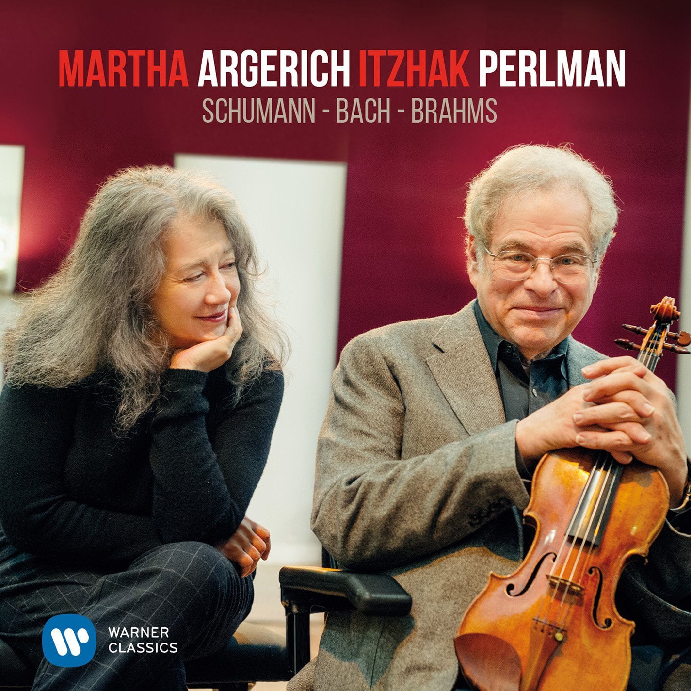 Martha Argerich/Itzhak Perlman: Schumann/Bach/Brahms