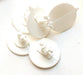 Versapak BUTTONP_WHS Plain Button Seal (Pack of 500), White