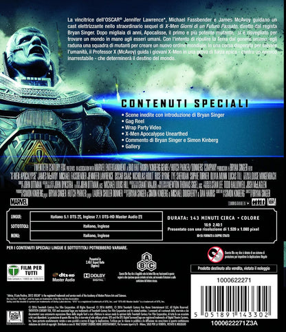 x-men - apocalisse BluRay Italian Import