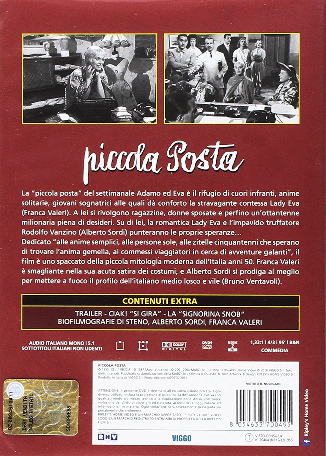 piccola posta DVD Italian Import