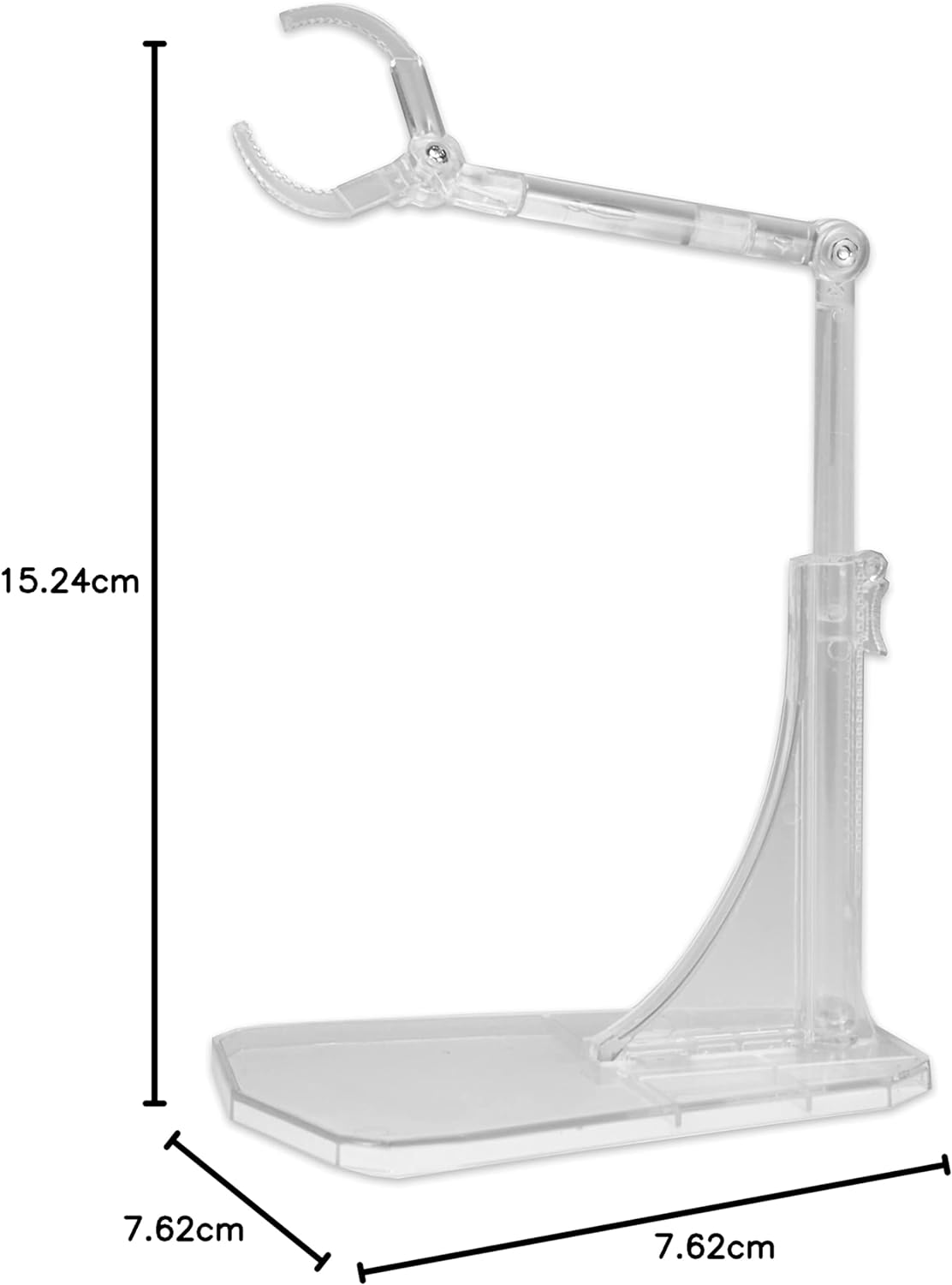 NECA Soporte Transparente, Dynamic Action Figure Stand, Color, 5 cm (NEC0NC02082