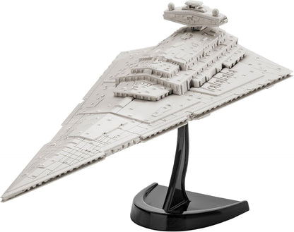 Revell 03609 Star Wars Imperial Star Destroyer 1:12300 Scale Unbuilt/Unpainted Plastic Model Kit Without Glue, Paint & Brush
