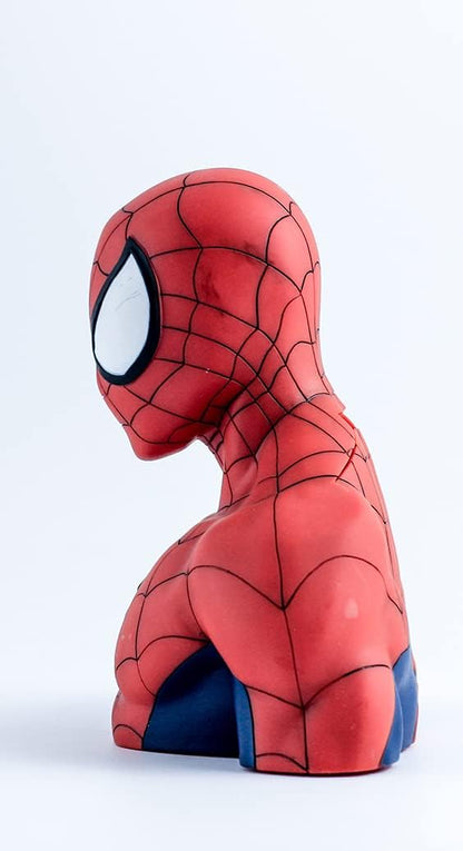 Semic Distibution BBSM001 Marvel Other Spiderman Spider-Man Piggy Bank 19Cm, Multi-Coloured