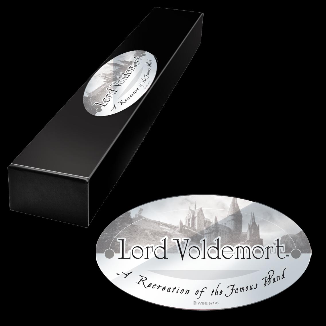 The Noble Collection - Lord Voldemort Character Wand - 14.7in (37.5cm) Harry Potter Wand With Metal Name Tag - Harry Potter Film Set Movie Props Wands
