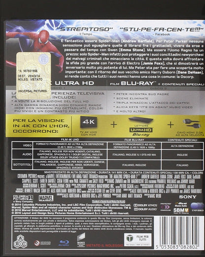 Amazing Spider-The Man 2-Il Potere Di Electro 4K Ultra HD+Blu-Ray