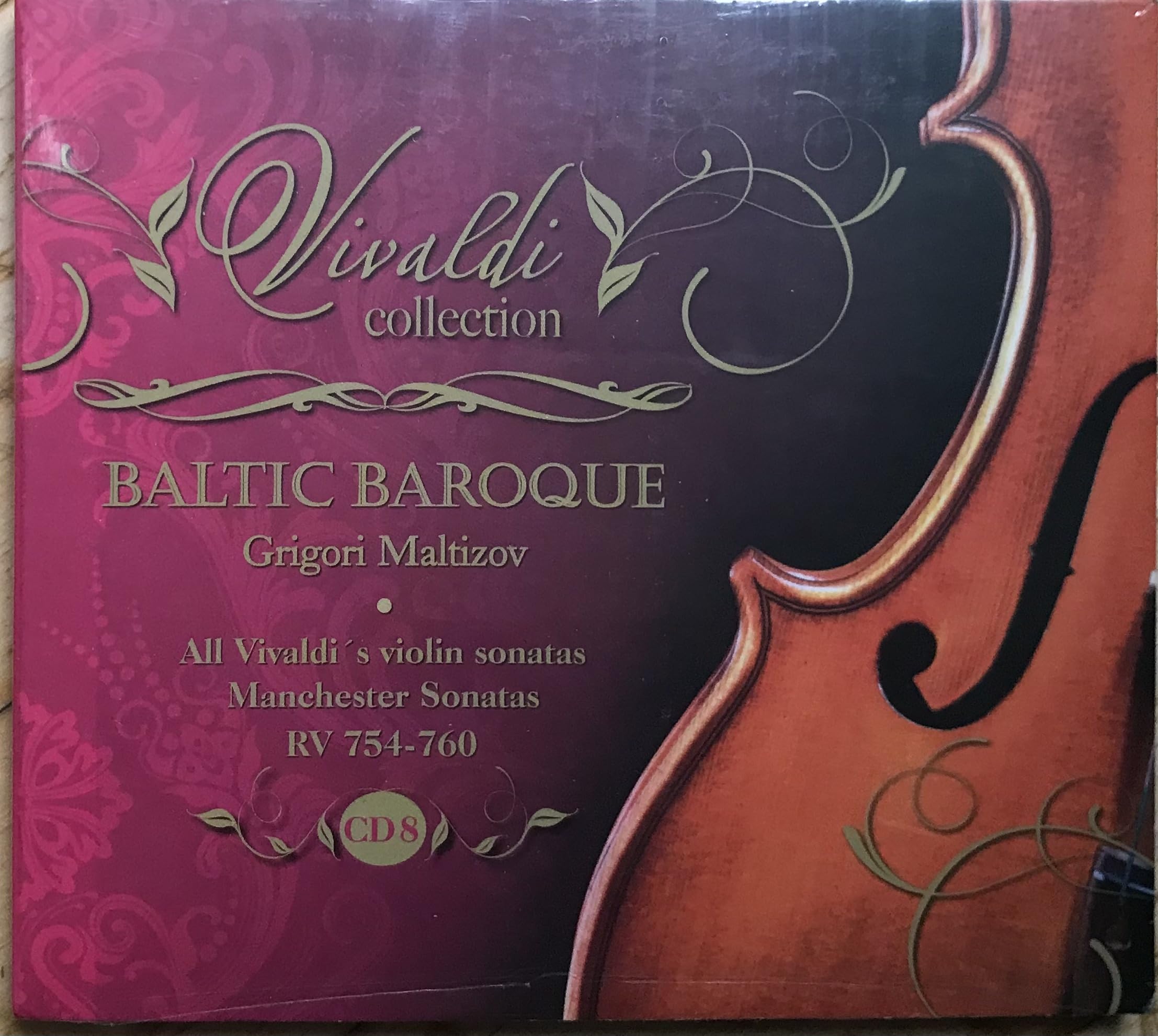 ENSEMBLE BALTIC BAROQUE - MALTIZOV GRIGO - Vivaldi - Violin Sonatas RV754-760 (1 CD)