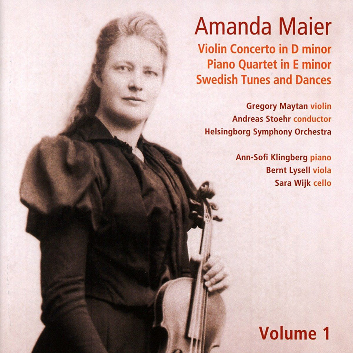 Amanda Maier: Violin Concerto in D Minor/... - Volume 1