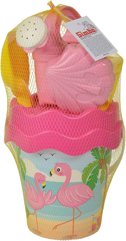 Simba 107114406 Calimero Flamingo Baby Bucket Set, Multicoloured