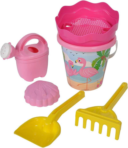 Simba 107114406 Calimero Flamingo Baby Bucket Set, Multicoloured