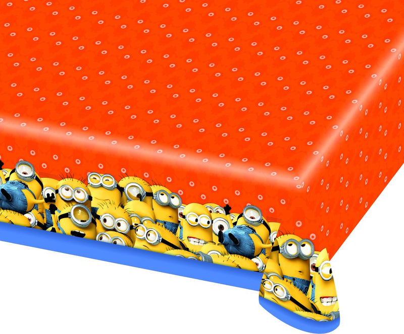 Amscan-33844 Minions, Mantel de Plástico, estampado, multicolor (Ciao Srl 33844