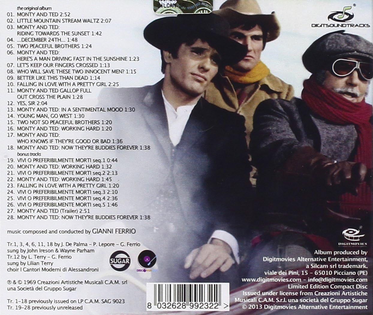 Vivi O Preferibilmente Morti Alive or Preferably Dead Soundtrack