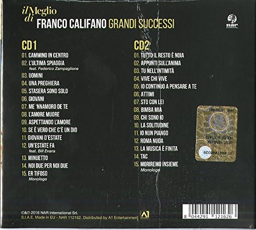 Il Meglio Di Franco Califano: Grandi Successi