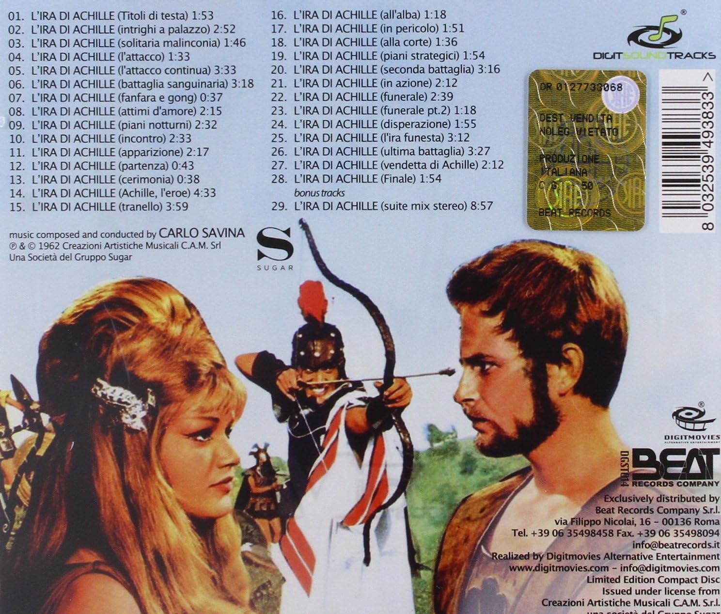 L'ira Di Achille / Soundtrack.