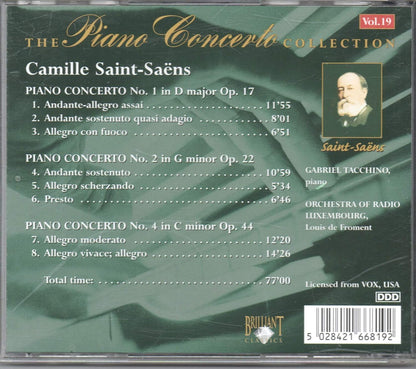 Saint-Saens - Piano Concertos 1 2 & 4 ( Vol. 19