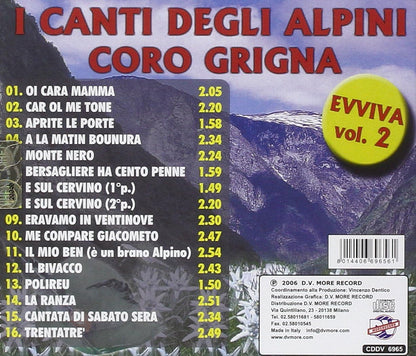 I Canti Degli Alpini Evviva Vol.2