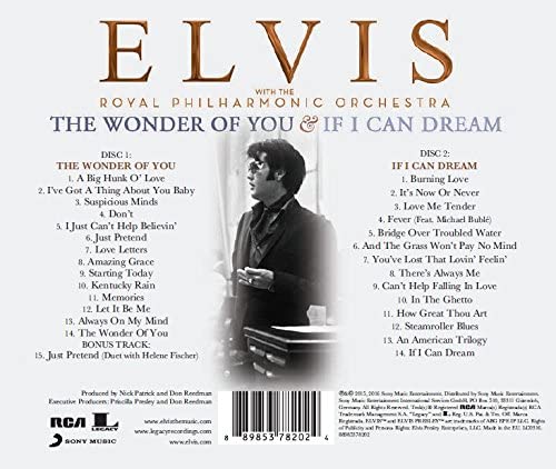 The Wonder Of You & If I Can Dream