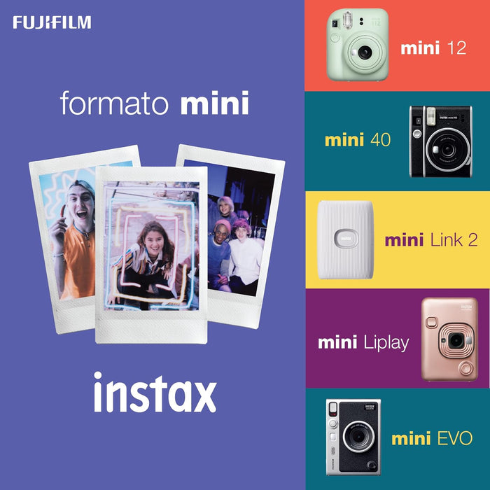 instax mini instant film Monochrome, 10 shot pack, suitable for all instax mini cameras and printers
