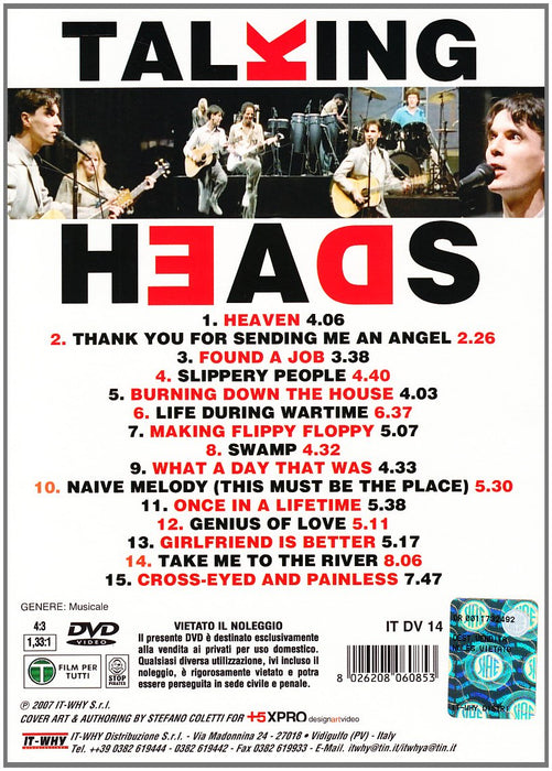 Talking Heads - In Concert