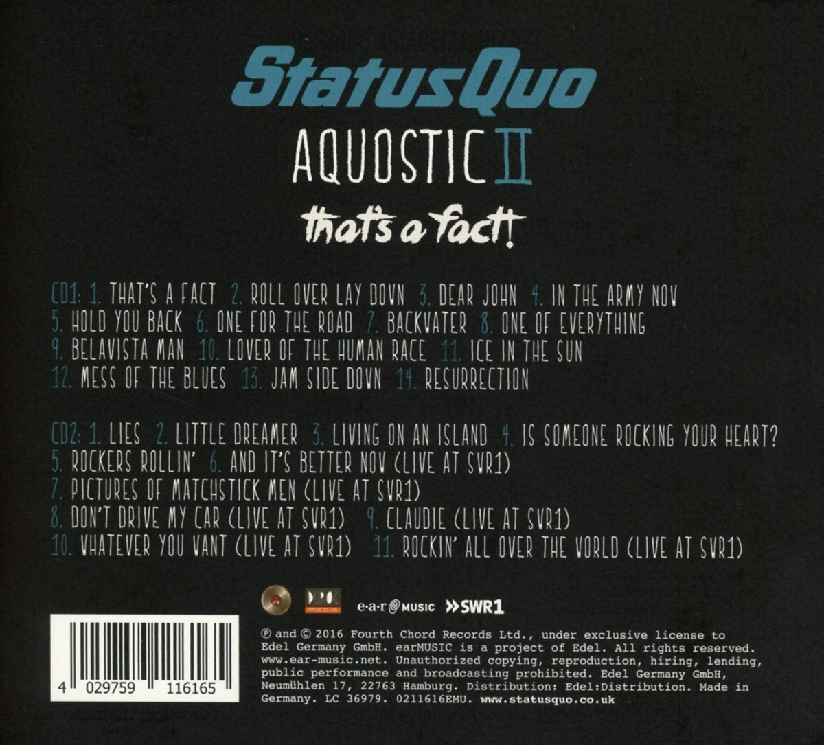 Aquostic II: One More For The Road