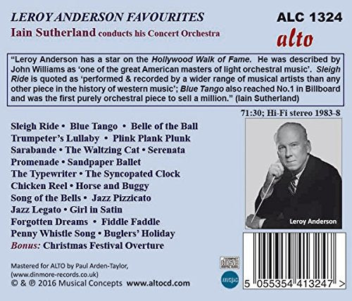 Blue Tango Very Best of Leroy Anderson Light Classic