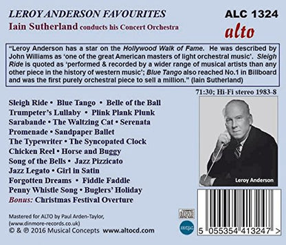 Blue Tango Very Best of Leroy Anderson Light Classic
