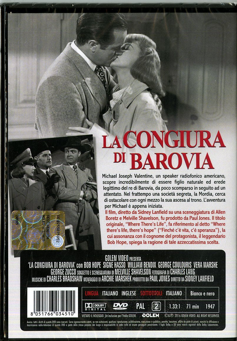 la congiura di barovia DVD Italian Import