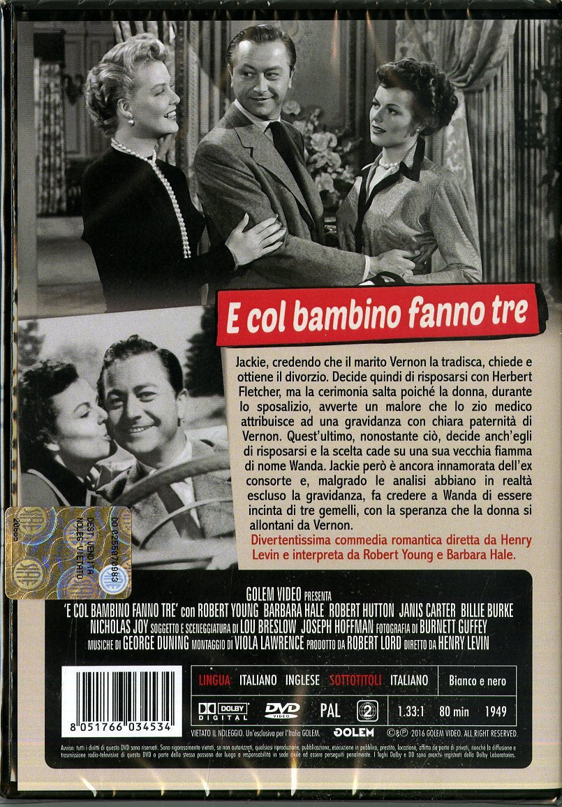 e col bambino fanno tre DVD Italian Import