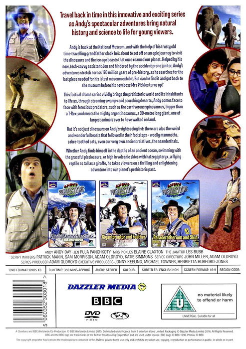 Andy's Prehistoric Adventures - The Complete Series (3 DVD Set All 25 Episodes)