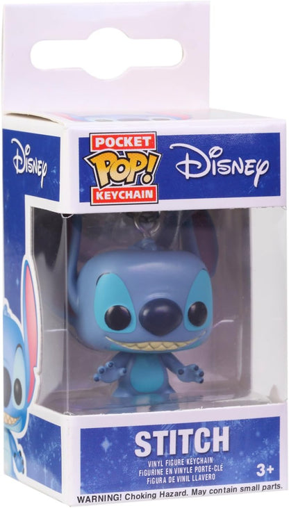 Funko Pocket Pop! Keychain: Disney - Stitch - Disney: Lilo & Stitch Novelty Keyring - Collectable Mini Figure - Stocking Filler - Gift Idea - Official Merchandise - Movies Fans - Backpack Decor