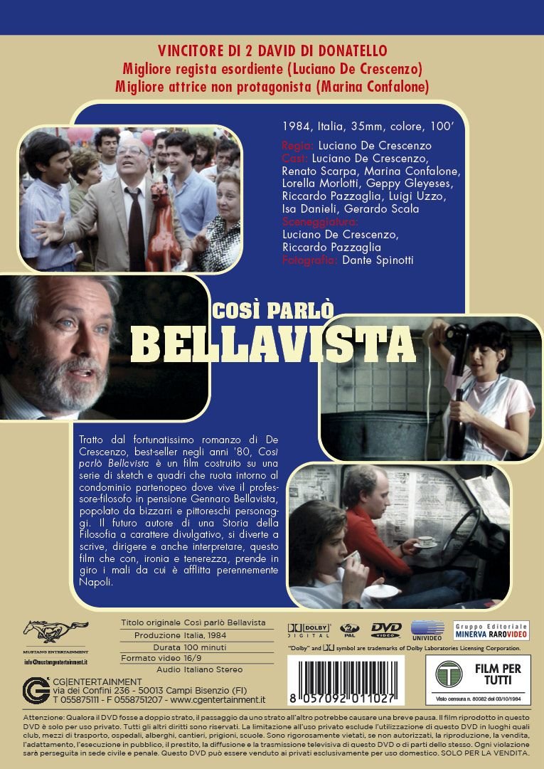 cosi' parlo' bellavista DVD Italian Import