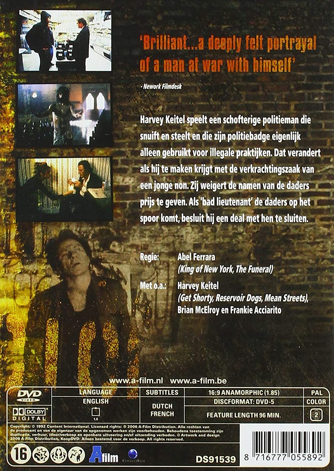 Bad Lieutenant - [Dutch Import]