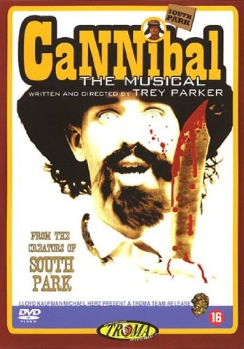 DVD Cannibal the Musical - Trey Parker - Region 2 - English Audio - Import