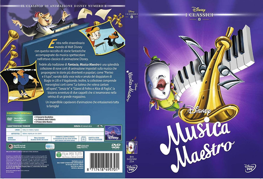 musica maestro DVD Italian Import