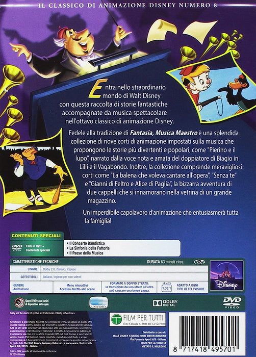 musica maestro DVD Italian Import