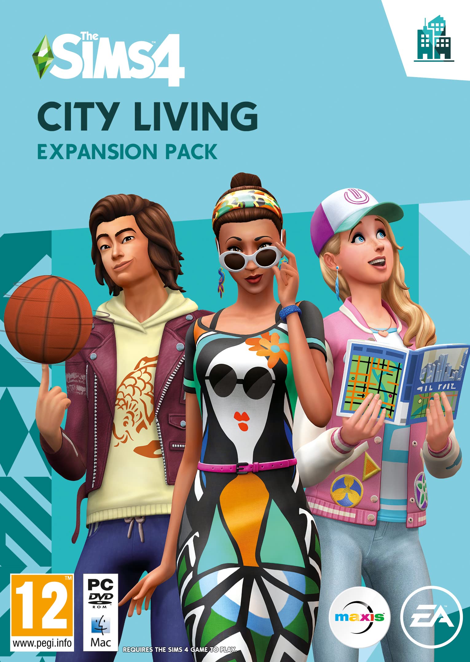 The Sims 4 City Living (EP3) | Expansion Pack PC/Mac | VideoGame | Code In A box | English Windows/MAC City Living
