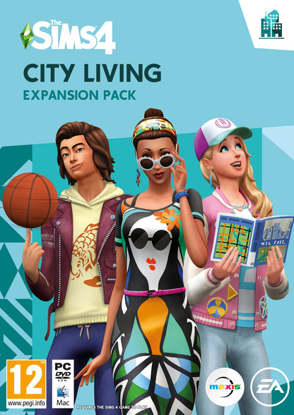 The Sims 4 City Living (EP3) | Expansion Pack PC/Mac | VideoGame | Code In A box | English Windows/MAC City Living