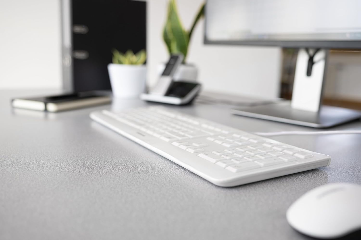 Cherry KC 1000 - (UK layout) keyboards (Wired, USB, Grey, USB, 0 - 50 °C, -20 - 65 °C