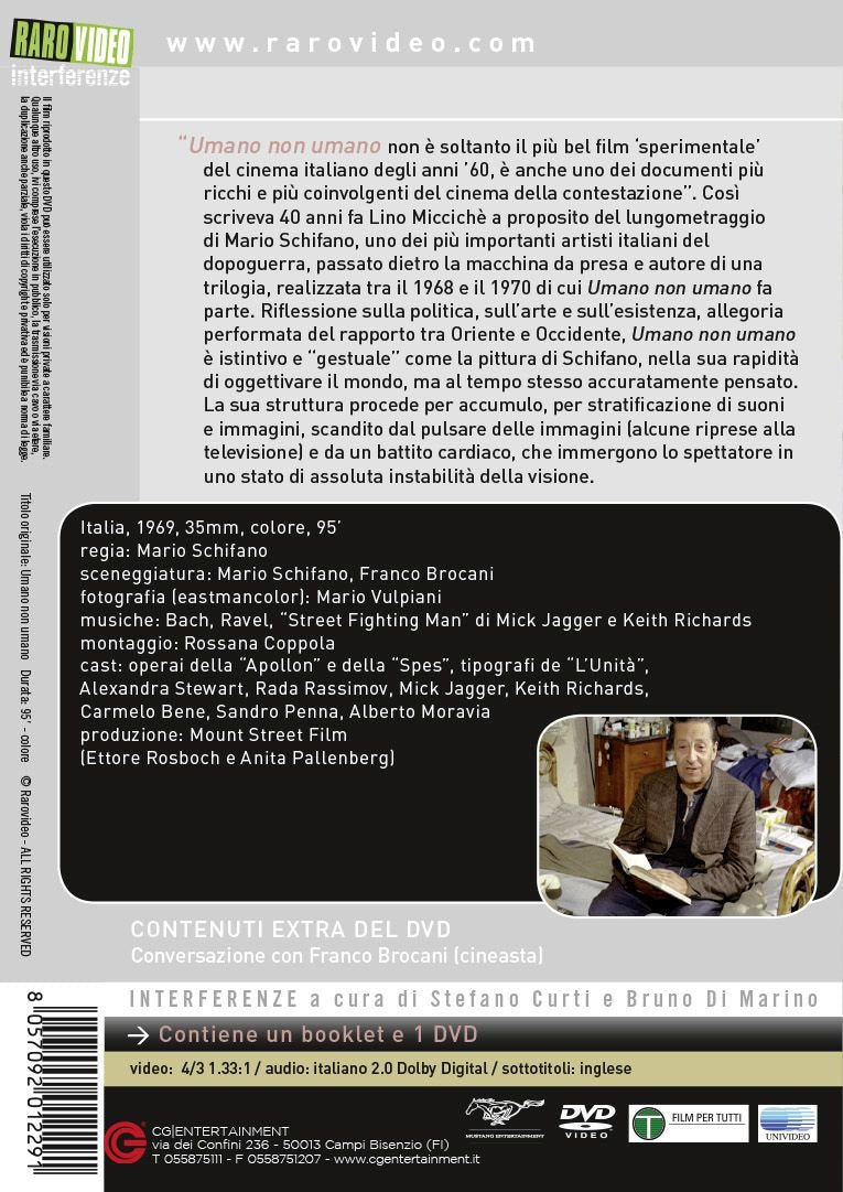 umano non umano DVD Italian Import