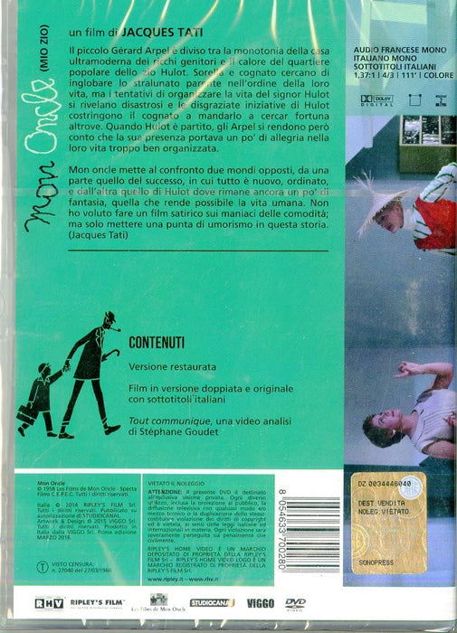 mon oncle - mio zio DVD Italian Import