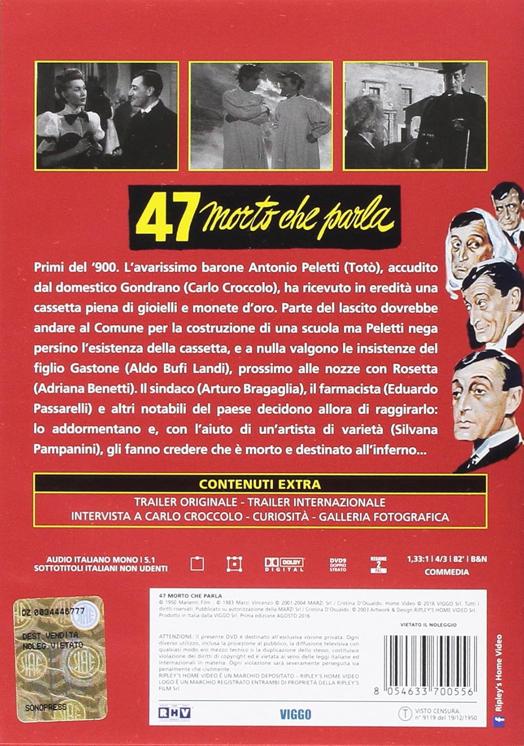 toto' 47 morto che parla DVD Italian Import