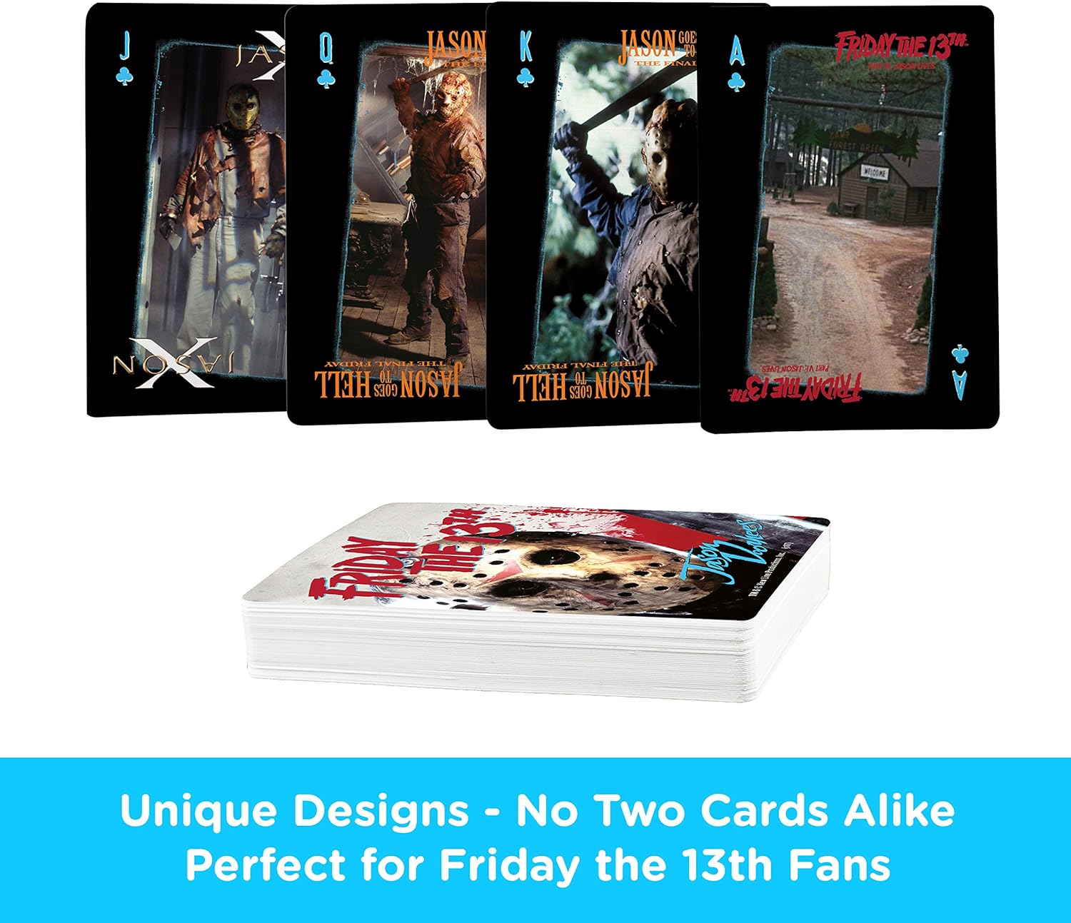 AQUARIUS 52319 Friday the 13th Playing Cards Deck