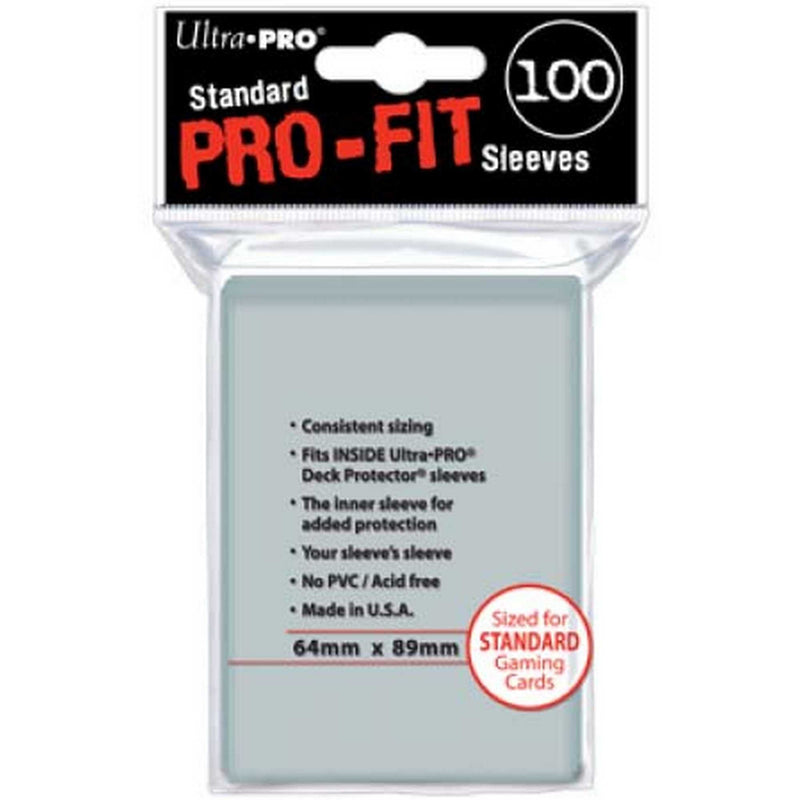 Ultra Pro-Fit Sleeves Card Cases, Transparent Color, Miscellaneous (82712