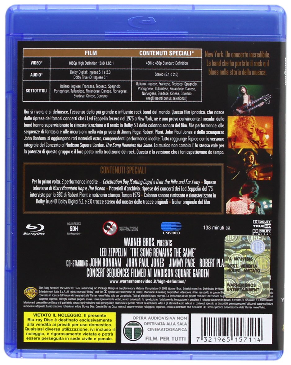 Led Zeppelin - The song remains the same