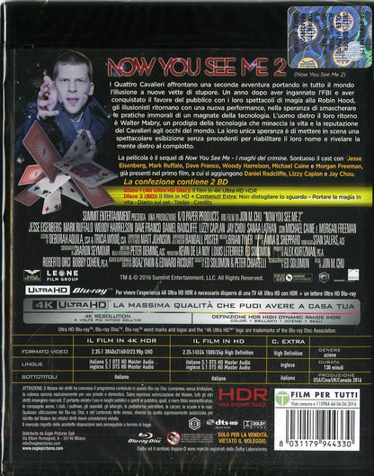 Now You See Me 2 (4K Ultra-HD+Blu-Ray