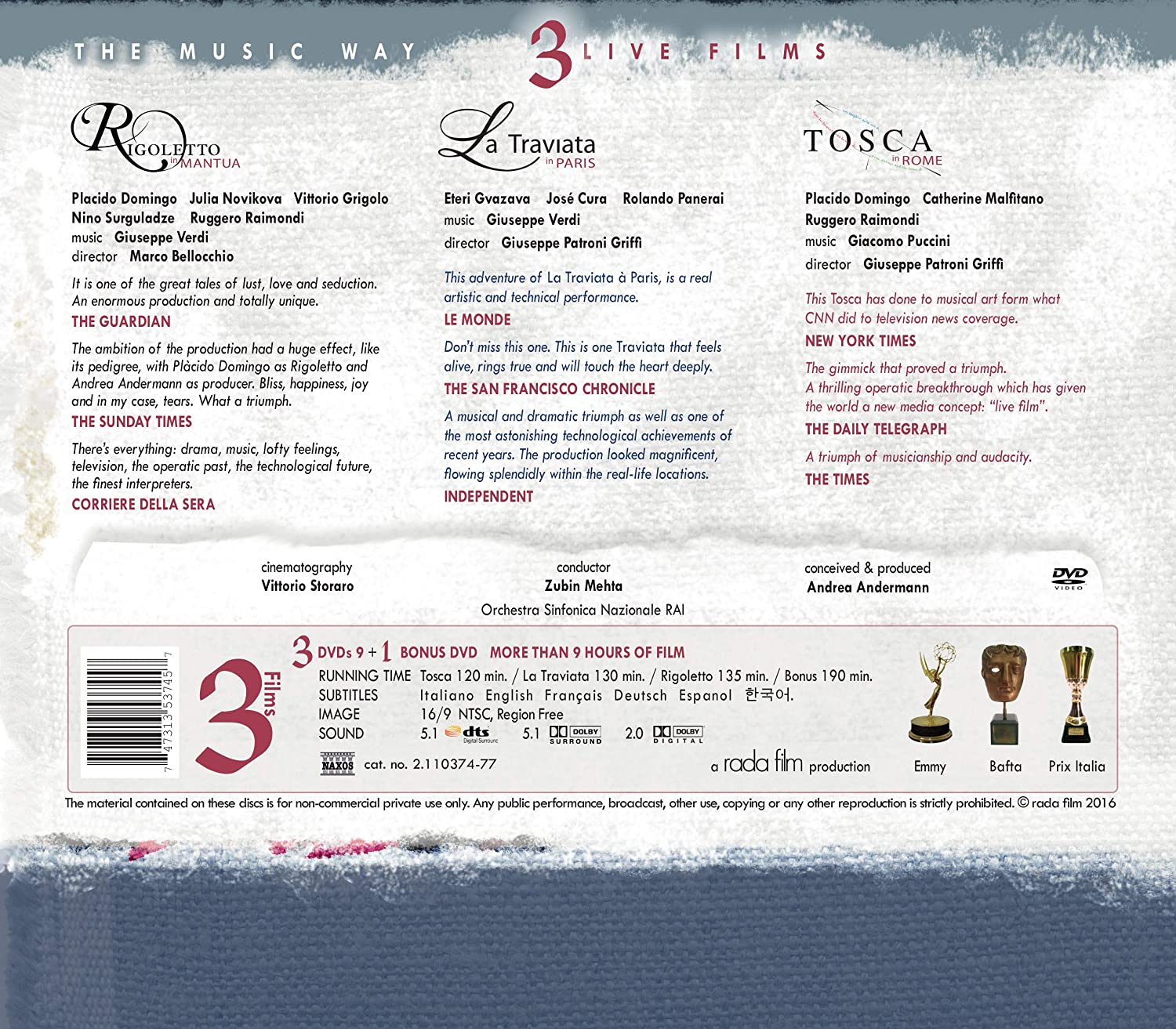 Three Live Operas