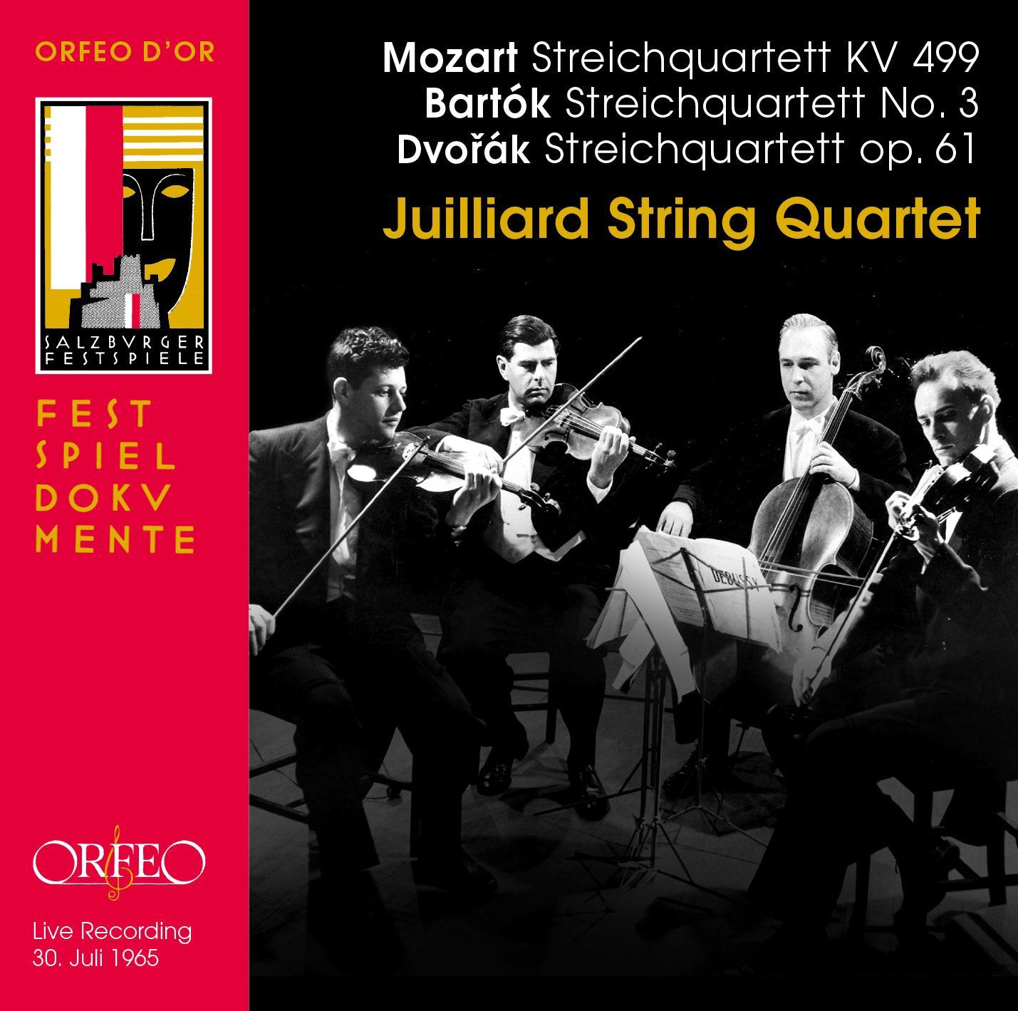 Mozart: Streichquartett KV 499/Bartók: Streichquartett No. 3/...