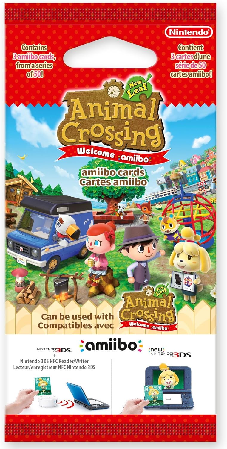 Animal Crossing New Leaf: Welcome Amiibo! - Amiibo Cards (3Pcs)