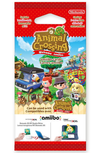 Animal Crossing New Leaf: Welcome Amiibo! - Amiibo Cards (3Pcs)