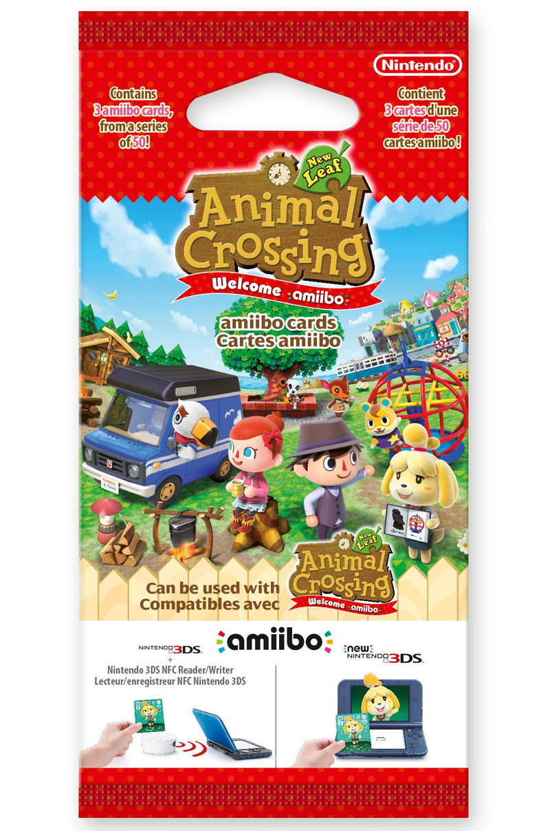 Animal Crossing New Leaf: Welcome Amiibo! - Amiibo Cards (3Pcs)