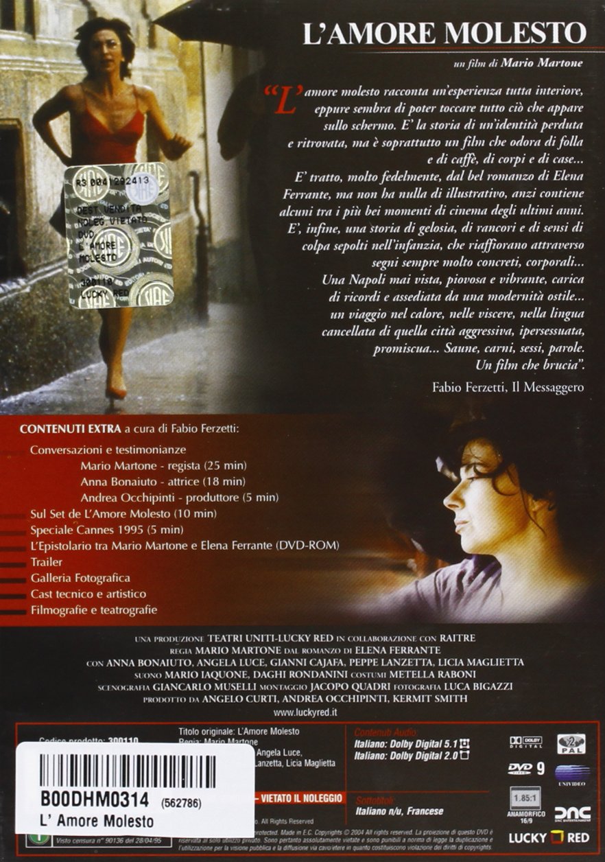 l'amore molesto dvd Italian Import